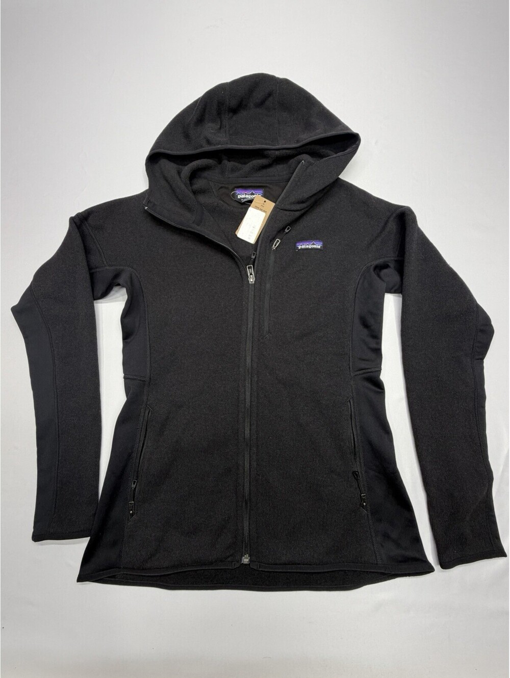 NWT Patagonia Performance Black Better Sweater Hoody Full Zip Womens M MSRP $119
